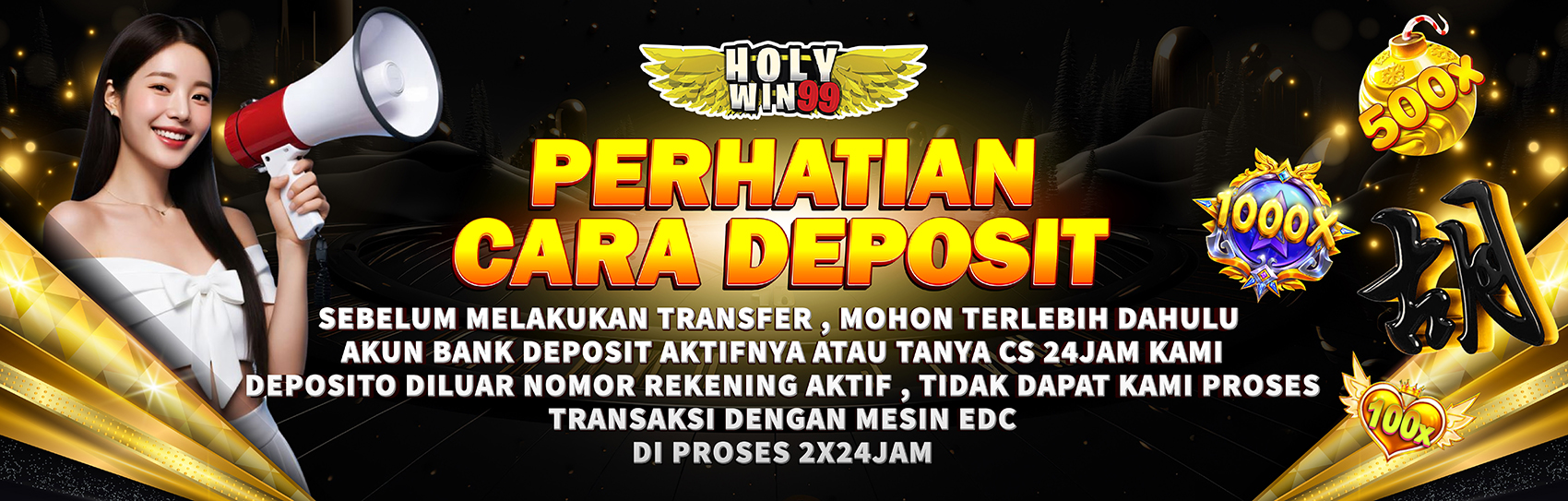 TUTORIAL DEPOSIT HOLYWIN99