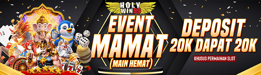 BONUS EVENT : MAIN HEMAT (MAMAT) 100% SLOTS GAMES ALL MEMBERS
