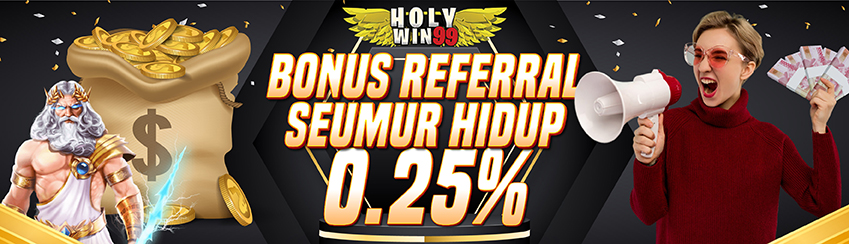 SPECIAL PROMOTION : BONUS REFERRAL BERLAKU SEUMUR HIDUP 0.25%